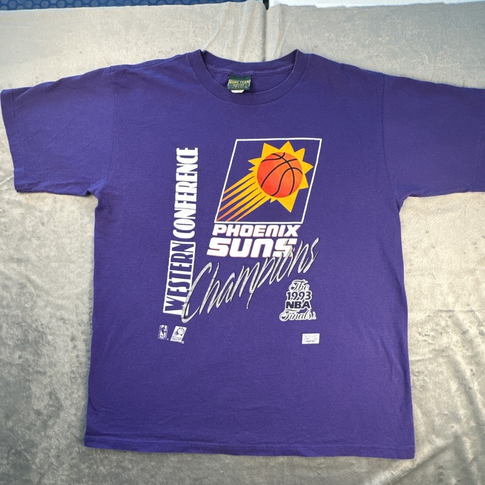 Vintage T Shirt XL Phoenix Suns 1993 NBA Finals Champions Made In USA Home Team
